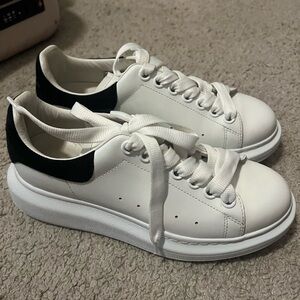 White Alexander McQueen sneakers
